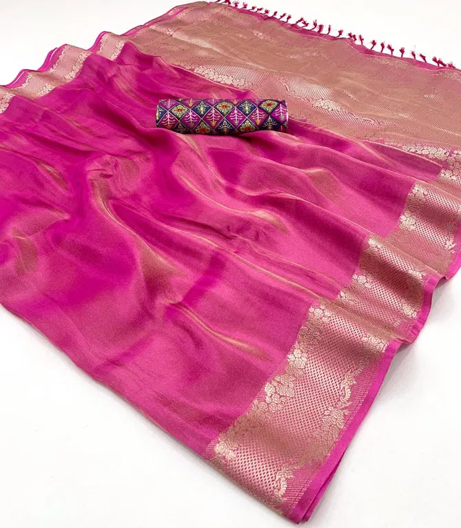 Klaila By Rajtex Zari Tissue Handloom Silk Saree Wholesalers In Delhi